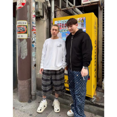 1:1 Top Quality CH Plaid Wide Leg Bermuda Shorts