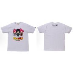 Bape Dragon Ball Super Baby Milo Goku Graphic T-Shirt Black White