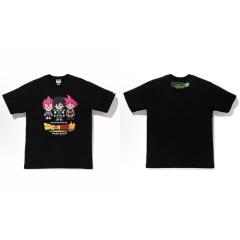 Bape Dragon Ball Super Baby Milo Goku Graphic T-Shirt Black White