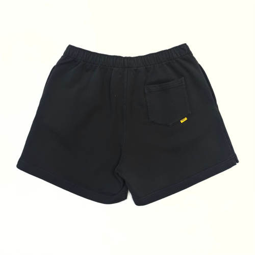 1:1 Top Quality Gallery Dept Black Logo Sweat Shorts Drawstring Elastic Waist Casual Streetwear Shorts