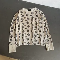 ERD Brian Heart Jacquard Long Sleeve T Shirt
