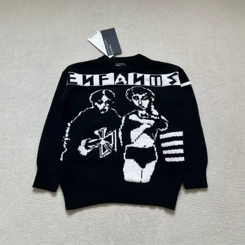 ERD Portrait Jacquard Crewneck Knit Sweater