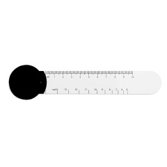 Simple PD Ruler with Circle Eye Occluder