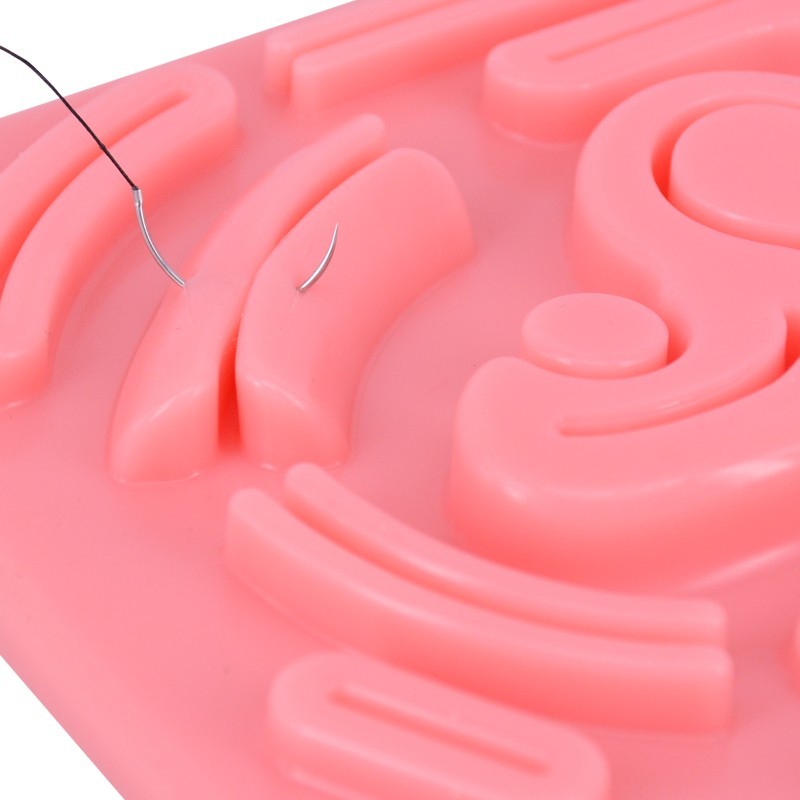 Suture Kit With Silicone Laparoscopic Suture Simulation Pad