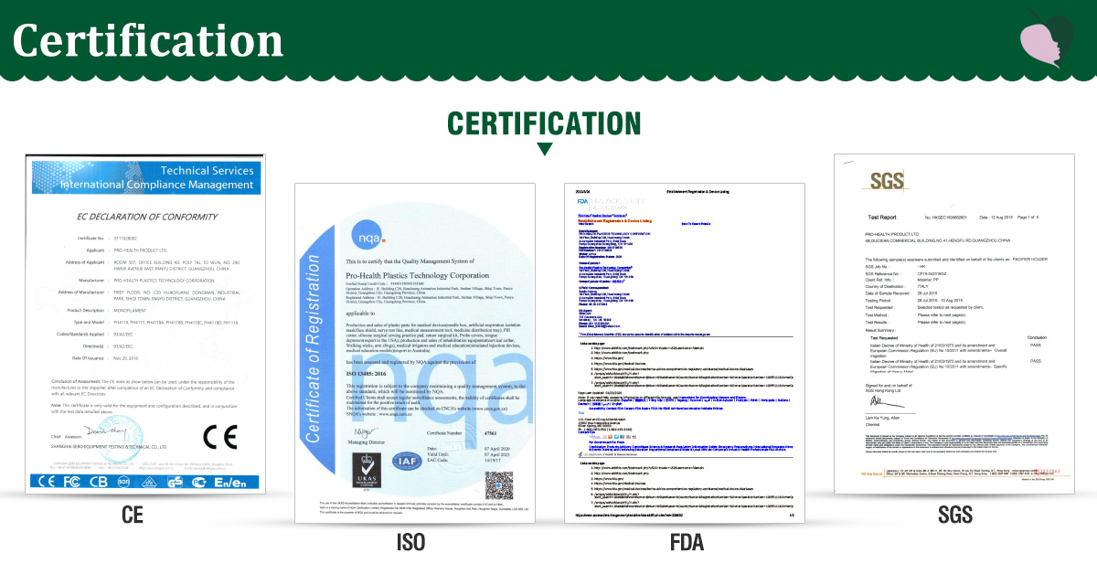 pro-health products certification