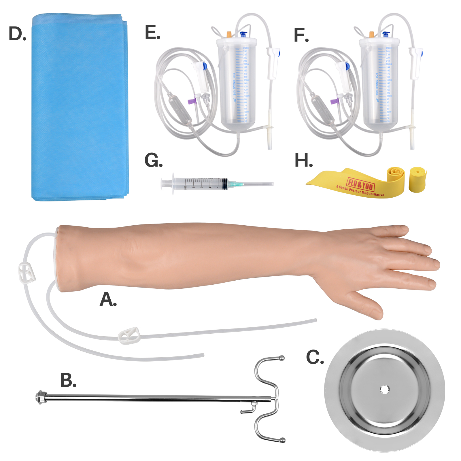 IV practice arm kit