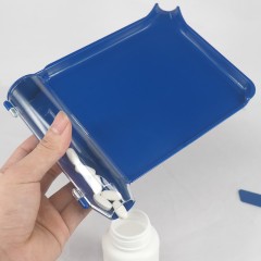 Right Handed Pill Sorting Tray w/ Spatula (L Shape)