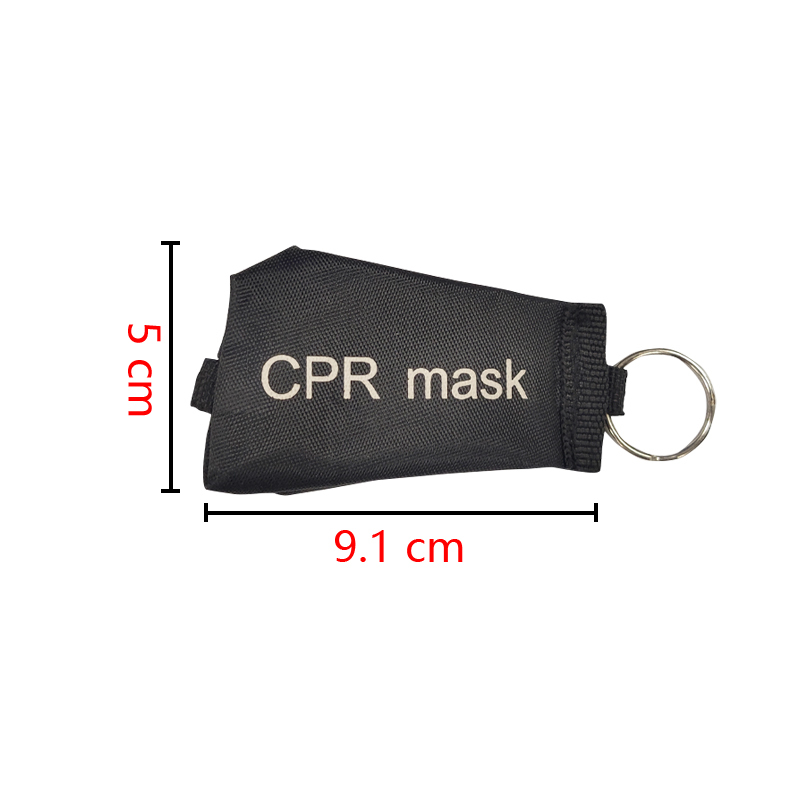 Disposable CPR Face Shield with a Nylon Bag