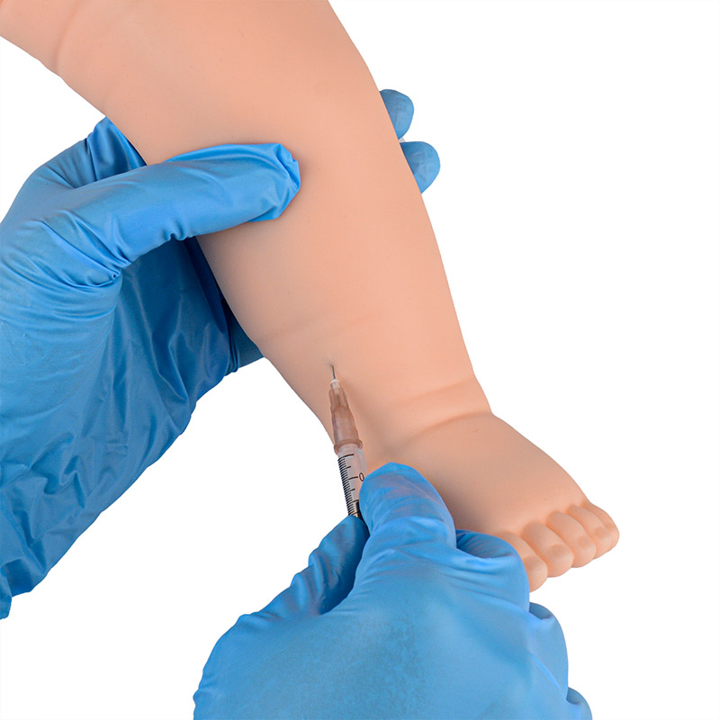 Infant IV Leg Simulator for IV Placement Practice