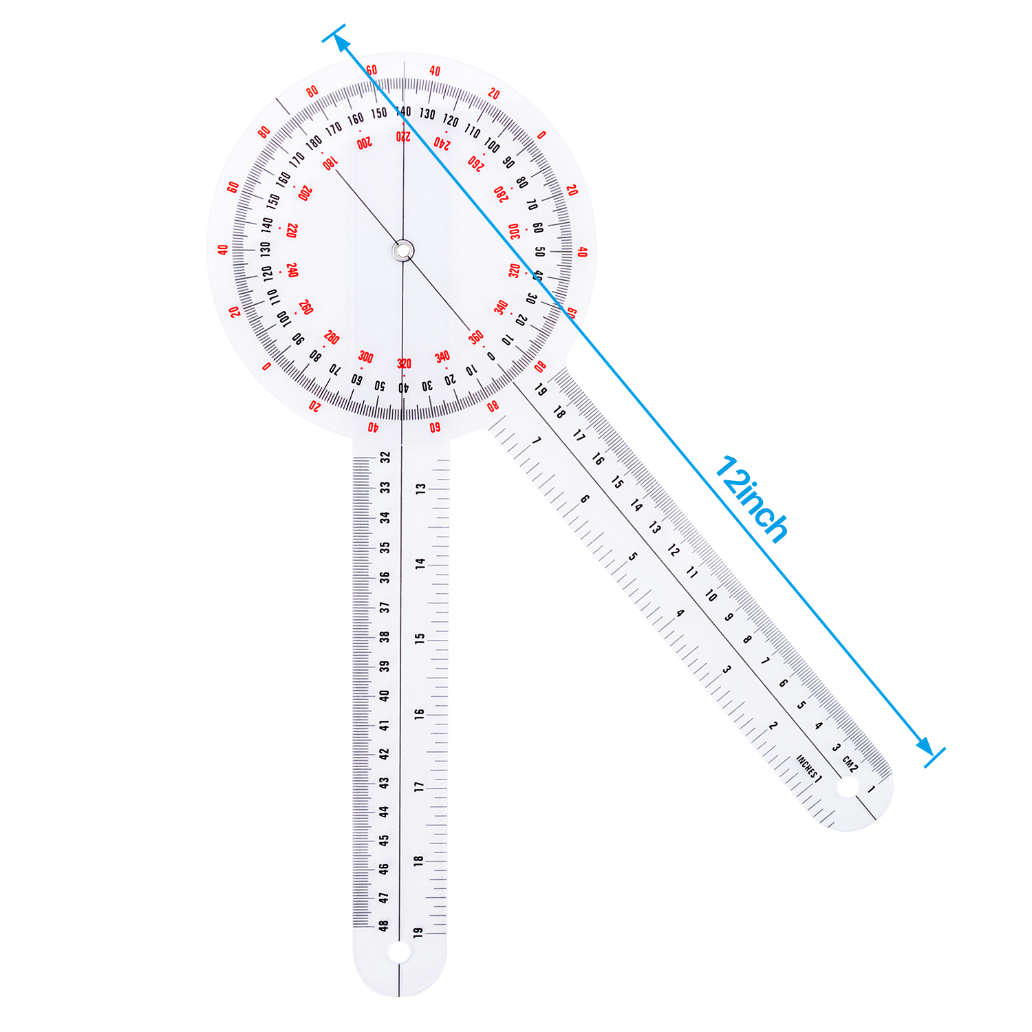 360 Degree Goniometer for Physical Therapy