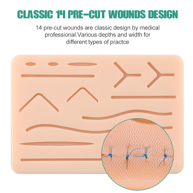 Double Mesh Suture Practice Pad for Suture Skill Training