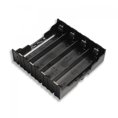 4 cell li-ion 3.7V 18650 Battery Cell Plastic Holder Case Plastic 18650 battery holder with PC Pins