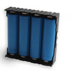 4 cell li-ion 3.7V 18650 Battery Cell Plastic Holder Case Plastic 18650 battery holder with PC Pins