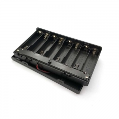 12V 8 x AA Battery Case Holder / 8pcs Batteries Storage Case Box With Leads Switch