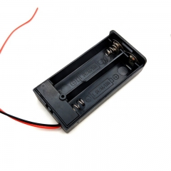 2 AA Battery Holder with Switch, 3V AA Battery Holder Case with Wire Leads and ON/Off Switch