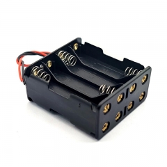 8*AAA Battery Box Holder Back To Back 12V Battery Holder With Wire Leads
