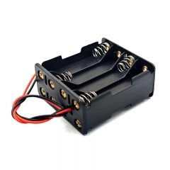 8*AAA Battery Box Holder Back To Back 12V Battery Holder With Wire Leads