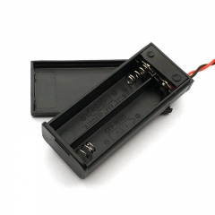 2 AAA Battery Holder with Switch, 3V AAA Battery Holder Case with Wire Leads and ON/Off Switch