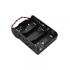 Plastic 3xC Cell Battery Holder with Wire Leads 6V C Size Battery Case Box