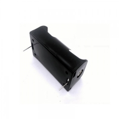 Plastic 1.5V One C Type Battery Holder C Cell Battery Storage Case Box with PC Pins Black Plastic Bag Bronze Nickel