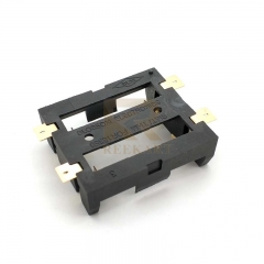 SMT SMD Dual 18350 li lion battery holder with gold plated