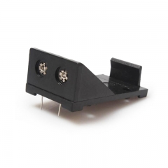 Plastic 9V Battery Holder Case With PC Pins