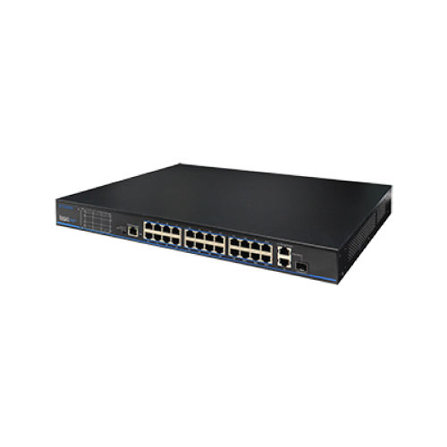 24-Port PoE+ 2-Port Gigabit RJ-45 Ethernet Switch | UTP3226TS-PSB