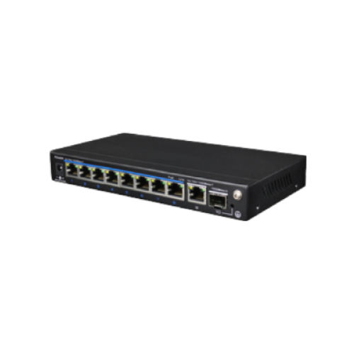 8-Port Gigabit PoE+ 1-Port Gigabit RJ45 1-Port Gigabit SFP unmanaged Ethernet Switch | UTP3-GSW0802-TSP120(V2)