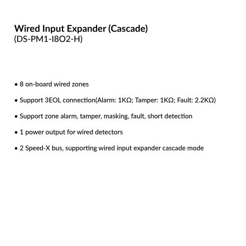 Wired Input Expander(Cascade)| DS-PM1-I8O2-H