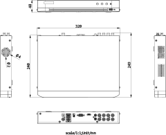 8-ch 5 MP 1U H.265 AcuSense DVR | iDS-7208HUHI-M1/XT