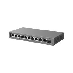 10-Port Gigabit Smart Cloud-Managed PoE Switch with 1-Port SFP | RG-ES211GS-P