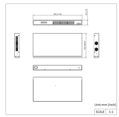 24 Port Gigabit Smart POE Switch | DS-3E1526P-SI-24P2F