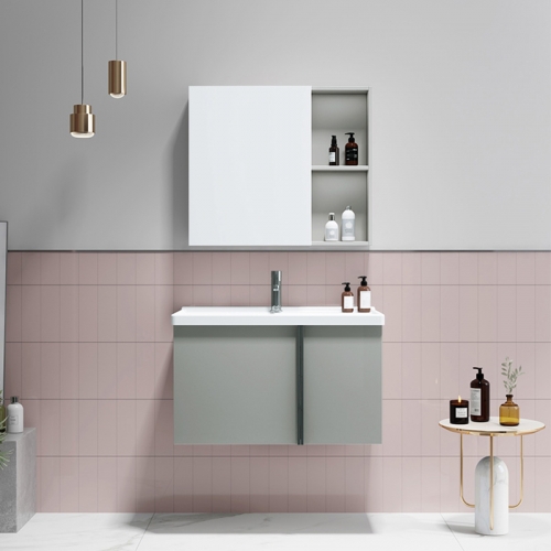 Modern Luxury Sanitary Art Wall Hung storage Ceramic Bathroom Wash Basin Vanity Cabinet set