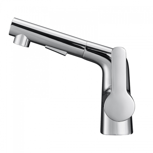 Monarch pull-out retractable hot and cold water faucet