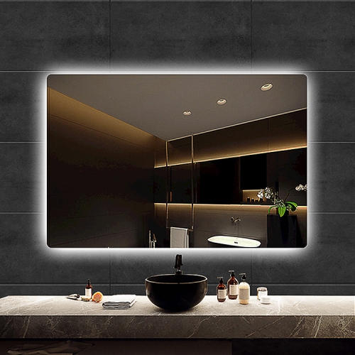 Monarch rectangular smart lighting bathroom mirror