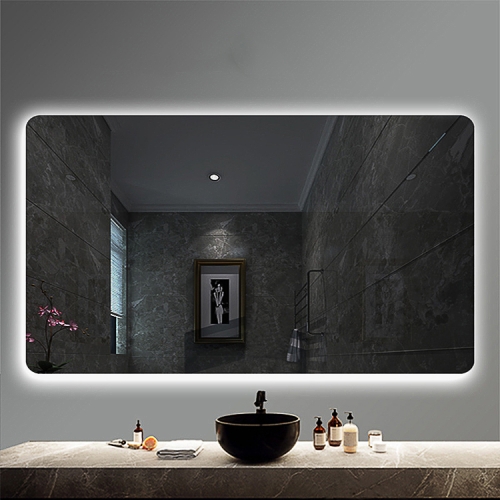 Style moderne pas cher prix mural Drainage au sol multicouche en bois massif en céramique lavabo salle de bain miroir meuble de vanité