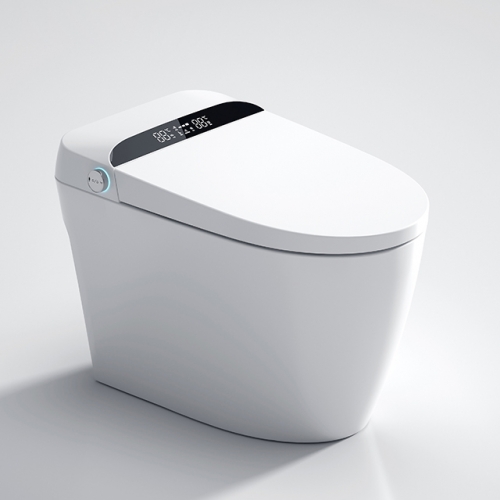 Baño de alta calidad de una pieza Siphonic Wc moderno de cerámica inteligente inodoro automático inteligente