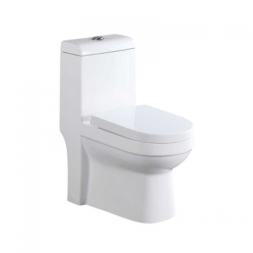 Baño de una pieza de moda Sanitarios de cerámica WC Washdown WC