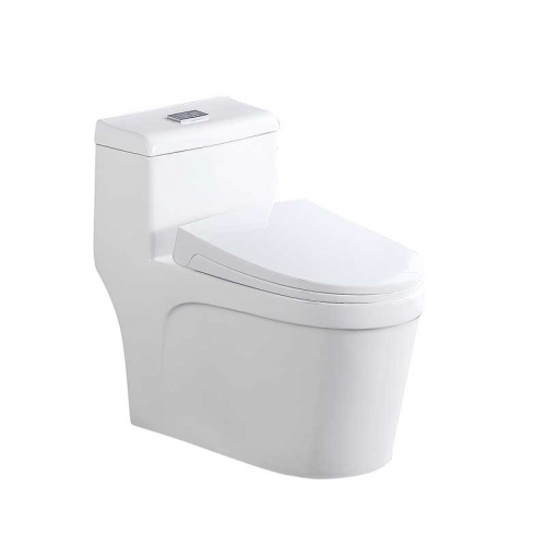 Baño de una pieza de moda Sanitarios de cerámica WC Washdown WC