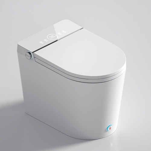 Novo design com display LED de energia piso banheiro inteligente mini descarga inteligente banheiro banheiro wc