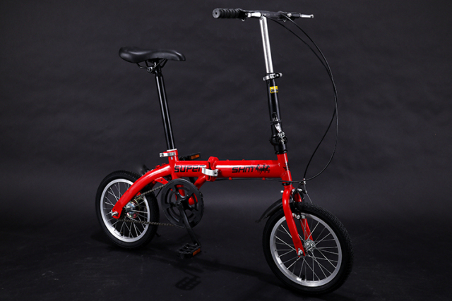 14 Inch Folding Ultra-light Portable Disc Brake Variable Speed Small Wheel Bicycle