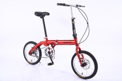 16 Inch Cheap Non Electric Double Wall Aluminum Ring Folding Bike