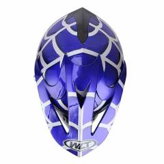 Outdoor Youth Kids Girl Helmet Off Road Dirt Bike ATV Motocross Racing Blue DOT