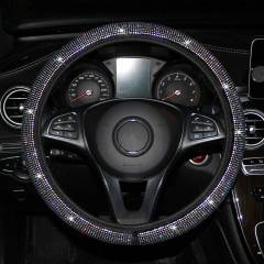 Rhinestones Car Steering Wheel Cover Diamond Bling Anti-Slip Protector