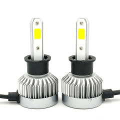2PCS H3 255000LM Fanless CREE LED Fog Driving Light Kit 6000K White High Power