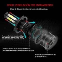 2pcs H7 LED Car Headlight Conversion Kit 110W 30000LM High/Low Beam Bulbs 6500K