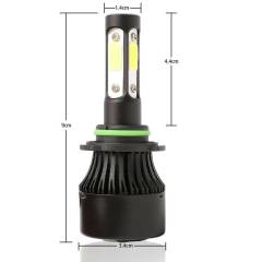 9006 LED Headlight Bulbs Kits HB4 Fog Light High Low Beam 6500K 2400W 360000LM