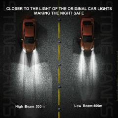 4pcs 9006 HB4 LED Headlight Bulbs Conversion Kit Lamp 6000K