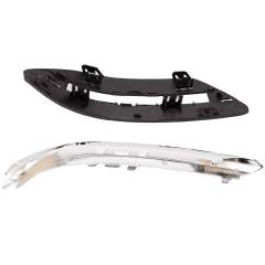 2X Daytime Running Light Insert Bezel Grille Front for Mercedes W204 2048803224