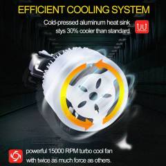 4PCS 5202 LED Fog Light Bulbs 6000K Xenon White High Power